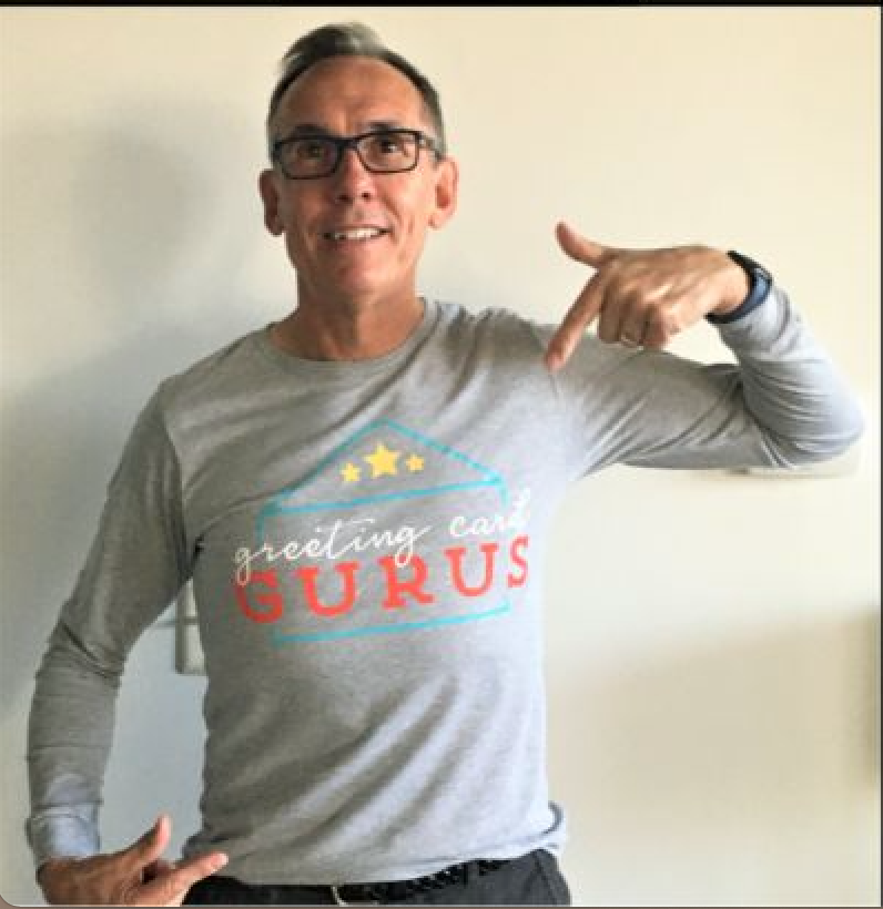 Greeting Card Guru - Heather Grey Long Sleeve T Shirt