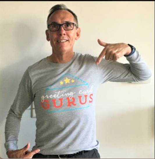 Greeting Card Guru - Heather Grey Long Sleeve T Shirt